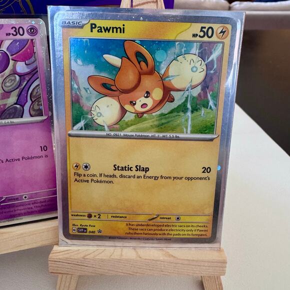 Pokémon Promo Lot Paldean Wooper 041 Sinistea 062 Pawmi 040 Scarlet & Violet - Picture 4 of 4